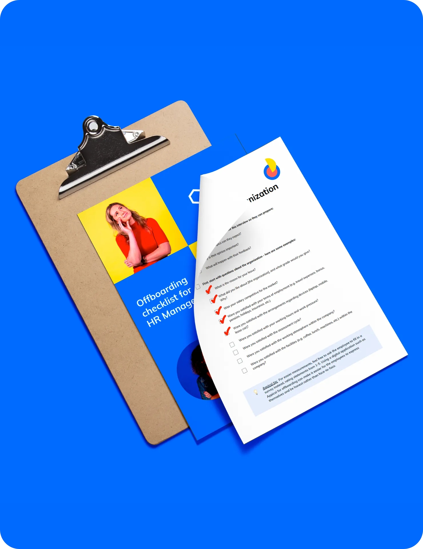 Offboarding checklist mockup
