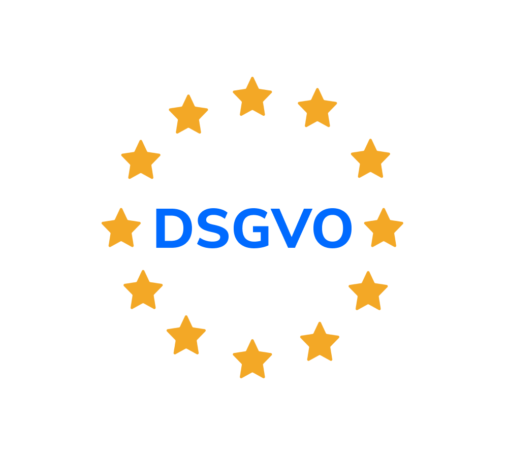 GDPR-Logo mit Sternen